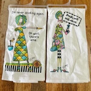 Colorful Graphic Kitchen Towels